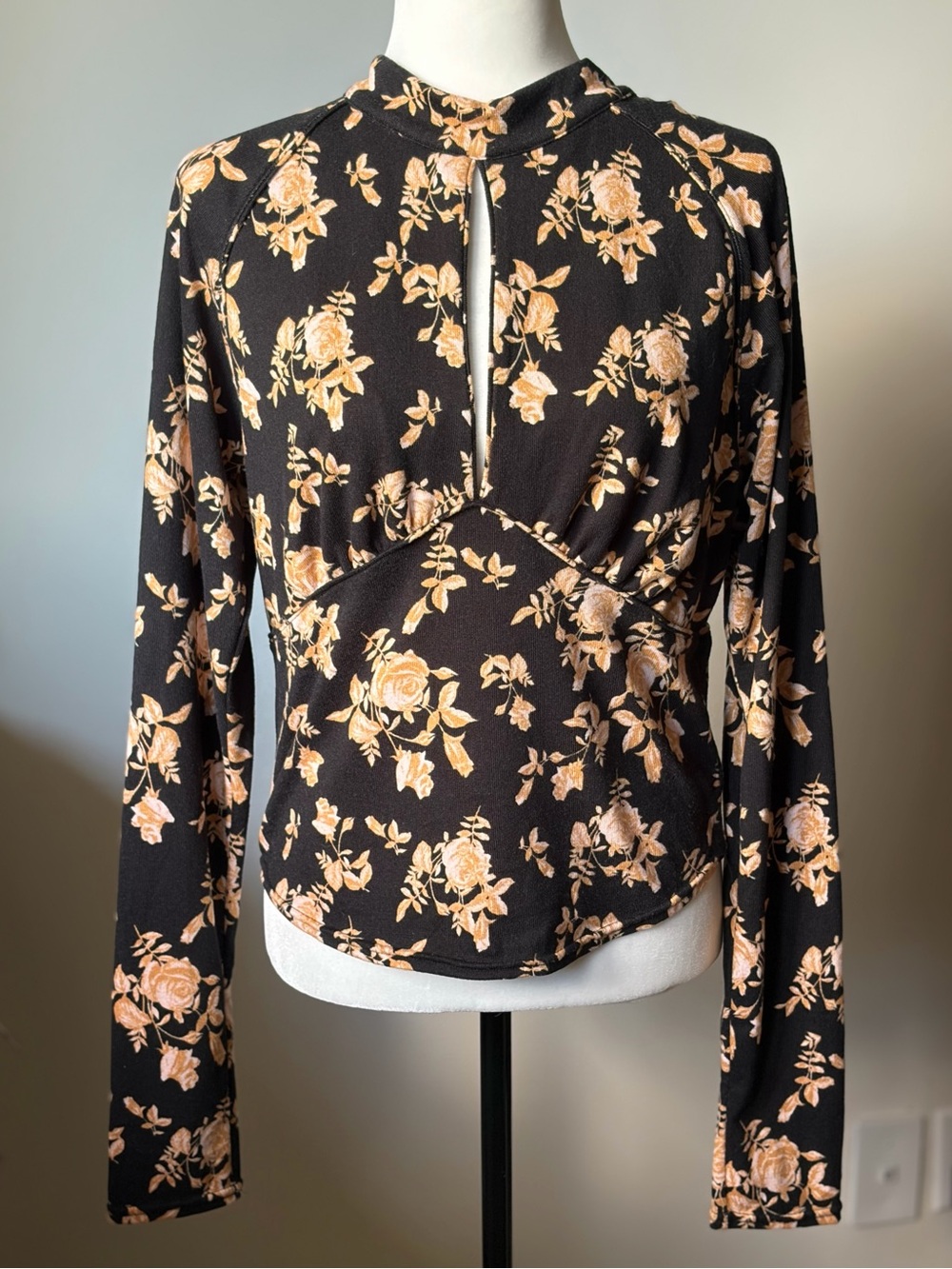 Free People ‘Dinner Party’ printed top - size Large -